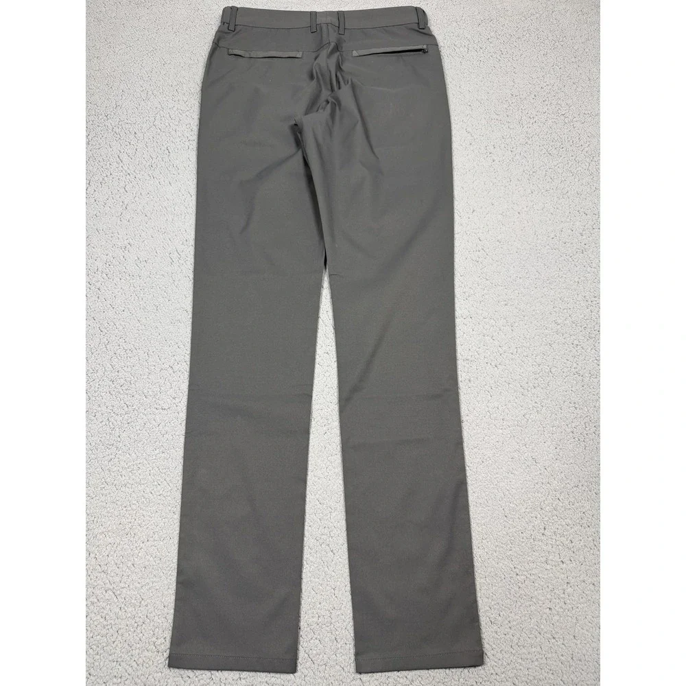 Jack Archer Pants Mens 31x34 Gray Microfiber‎ Stretch Chino Performance Casual